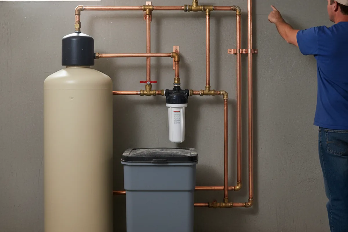 Whole-house water treatment system installed in Raymond